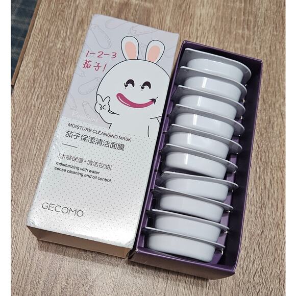 GECOMO Eggplant Moisture Cleansing Mask ~ Asian Beauty - Picture 2 of 6